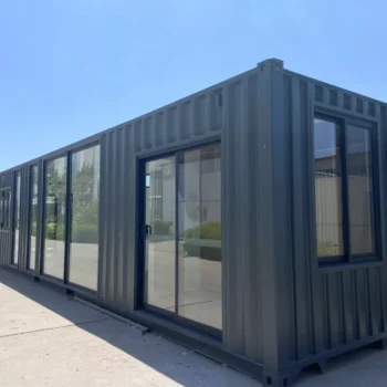 Luxury Shipping Container Homes (40’ x8'x 9’6” Tall) Two Blue, Two Grey