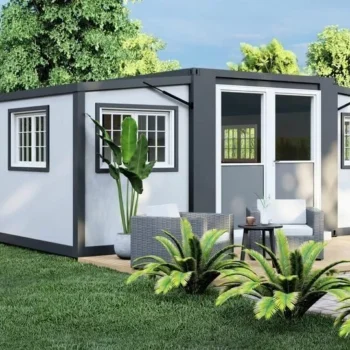 19x20ft Mobile Expandable Prefab Container House with Bathroom Shower+Cabinet